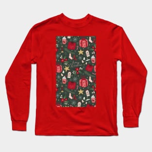 HoliYay Pattern Long Sleeve T-Shirt